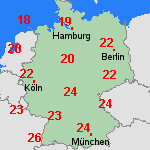 Vorhersage So, 07.06. Deutschland